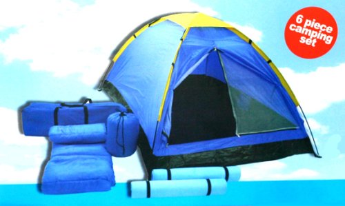 Newhaven 2 Person Monodome Tent 6 Pc Camping Set/Kit