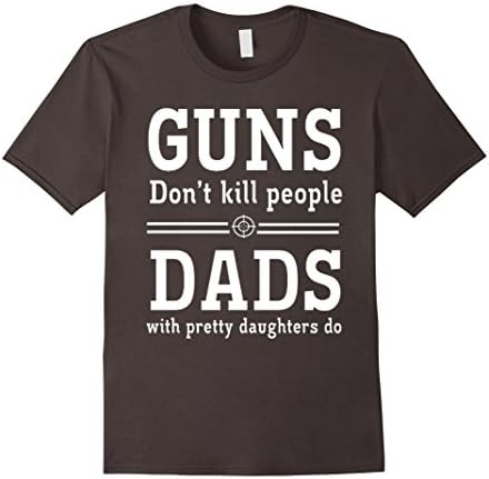 Men's Men's Guns Don't Kill People Dads With Pretty Daughters Do 2XL Asphalt