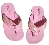 Roxy Teenie Wahine Pollywog Glitter Pink Flip Flop Young Child Size 6