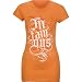 INFAMOUS Sequin Womens Tee - Orange