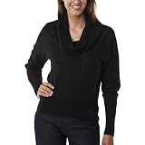 Mossimo Black Black LS Cowl Neck Sweater - M