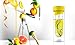 Asobu 20-Ounce Glass Water Bottle with Fruit Infuser, Yellow