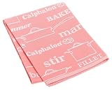 Calphalon Flat Kitchen Towel, Pink Grapefruit