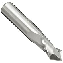 Melin Tool AMG-DP Carbide Drill Mill, Uncoated (Bright) Finish, 30 Deg Point Angle, 2 Flutes, 3" Overall Length, 0.5" Cutting Diameter, 0.5" Shank Diameter