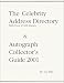 Book The Celebrity Address Directory & Autograph Collector's Guide 2001