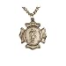 maltese4  - Pewter St Florian Maltese Cross Medal27 endless stainless
