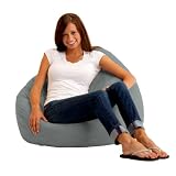 Comfort Research The Big Bag in Comfort Suede, Steel Grey