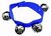 Blue Webbed Nylon Wrist Bells