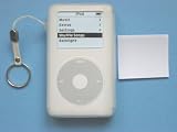 New iPod 4th (20GB/40GB/U2/Photo) Silicone Skin Case (ClearWhite) + Finger Strap + Screen Protector
