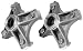 2004-2009 Yamaha Yfz450: Durablue Rear Wheel Hubs 4/115