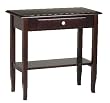 Foyer Table With Drawer And Shelf From Merlot Collection By Office Star Furniture