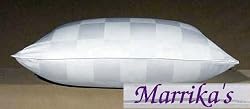 MARRIKAS 1000TC HUNGARIAN GOOSE DOWN PILLOW PAIR QUEEN