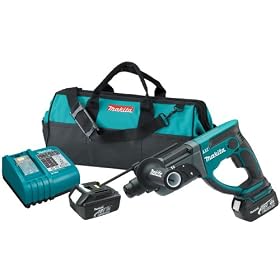 Makita BHR202 18-Volt LXT Lithium-Ion Cordless 7/8-Inch SDS-Plus Rotary Hammer Kit