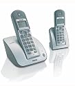 Philips CD 135 Duo mit Anrufbeantworter schnurloses DECT Telefon inkl. 2 Mobilteil