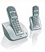 Philips CD 135 Duo mit Anrufbeantworter schnurloses DECT Telefon inkl. 2 Mobilteil