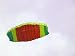 Power Kite Lenkmatte Lenkdrachen, 2m, 1,6m², nylon line 25m, 2-liner