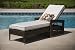 The Sposa Collection All Weather Wicker Patio Furniture Chaise Lounge