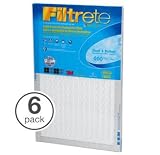 Filtrete by 3M 9833DC-6PK N/A Electrostatic 20 X 25 X 1 Air Filter 6 Pack 9833DC-6PK