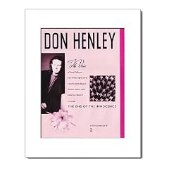 DON HENLEY End of Innocence 406x305mm Matted Music Print/Mini Poster - White