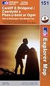 Cardiff and Bridgend/Caerdydd a Phen-y-bont Ar Ogwr (Explorer Maps) (OS Explorer Map)