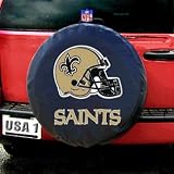 New Orleans NFL Spare Tire Cover (Black)