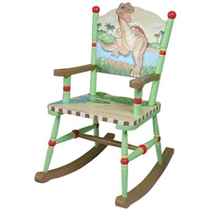 Teamson Kids Childrens Dinosaur Kingdom Rocking Chair