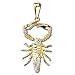 Tricolor Scorpio Zodiac Charm Pendant