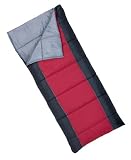 Wenzel Big Bear Rectangular 30-Degree Sleeping Bag (Red and Charcoal Grey)