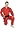 Karate Uniform 100% Cotton Red Hayashi Heavy Weight #1