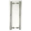 Top Knobs- Appliance M723-12"CC Back to Back Passage Door Pull in Brushed Satin Nickel