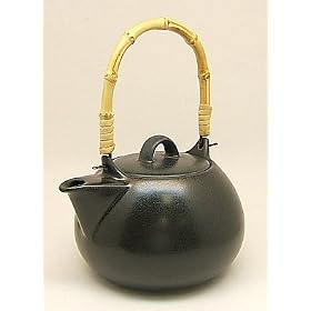 Forlife Bamboo Handle 4 Cups Teapot 32 Oz., Charcoal by FORLIFE