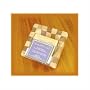 SimplyWood CU04069 8x8x1-3/5 Checker design mincing board & knife Cutting Board
