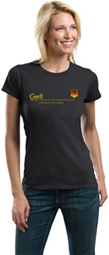 "Gell" Definition | Funny German Family Name Ladies' T-shirt-Ladies,M