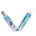 Pacifier Clip with Plastic Teeth - 3 Pack - Cute 2-Sided Design - Universal Soothie Pacifier Holder for Boys and Girls