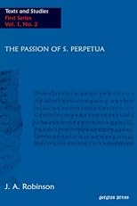 The Passion Of S. Perpetua