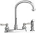Read American Standard 4771.712.002 Williamsburg Hi-Flow Kitchen Faucet with Hand Spray, Polished Chrome Details American Standard 4771.712.002 Williamsburg Hi-Flow Kitchen Faucet with Hand Spray, Polished Chrome
