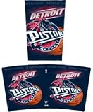Detroit Pistons NBA 15 Inches Metal Trash Can/Waste Basket