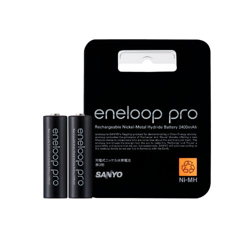 SANYO 充電式ニッケル水素電池 ｅｎｅｌｏｏｐ ｐｒｏ 単3形2本 HR-3UWX-2BP