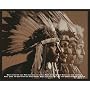 Native Wisdom (Aging, with Quote) Art Poster Print - 16" X 20"