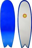 Peru Retro Fish 5'10 Round Tip Surfboard