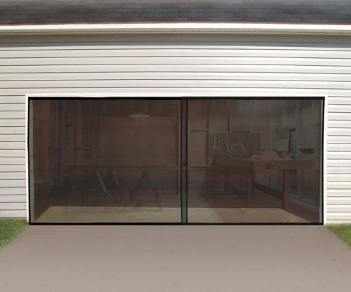 Tools: BLACK DOUBLE GARAGE SCREEN DOOR