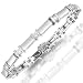 14 Kt White Gold Diamond Tennis Bangle Bracelet