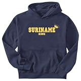 Sweatshirt Navy Blue  Suriname King  Country