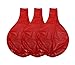 PMU Premium Latex Balloons - Jumbo Size Balloons for Birthdays, Wedding Parties, Baby Shower, Indoor & Outdoor Party Events & Decoration Supplies - Made in USA, 36 Inch Ruby Red, Pkg/3