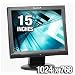 PC Hardware : Planar PL1520M 15-Inch LCD Monitor with Speakers and Thin Bezel (Black)
