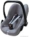 Emitex - Sommerbezug 100% Baumwolle, Universal Bezug für Babyschale, Autokindersitz, z.B. für Maxi-Cosi, Römer; DUNKELGRAU