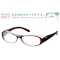 お子様や女性、小顔の方用の花粉症用メガネ。スカッシースマートNEWスモールサイズ8812(ブラウン)