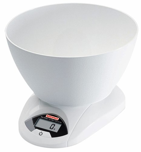 Soehnle digitale Küchenwaage Cuisina weiss