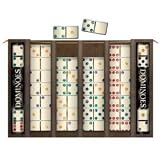Melissa & Doug Classic Wooden Dominoes Game Board
