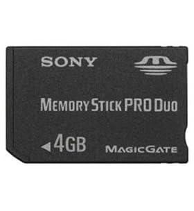"Sony MSMT4GN 4GB Memory Stick PRO Duo"